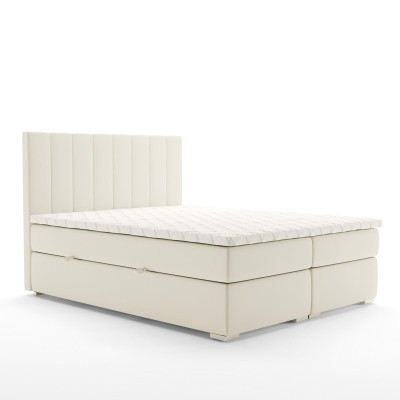 Boxspring Bed Hotel Double Luxury Beds Upholstery bed base Function Beige new