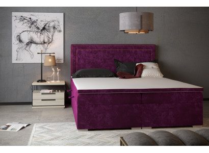 Boxspring Bed Hotel Double Bed Luxury Beds Upholstery 90/100/120/160/180x200cm