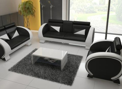 Leather sofa sofa with bar function designer suite couch sofa 3 seater relaxation couch