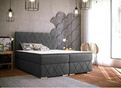 Double Bed Complete Set Mattress Box Spring Topper Beds Function Box Hotel