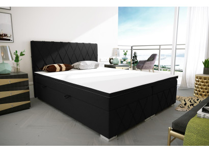 Boxspring Bed Hotel Double Luxury Beds Upholstery bed base function 180x200cm