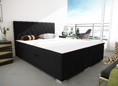 Boxspring Bed Hotel Double Luxury Beds Upholstery bed base function 180x200cm