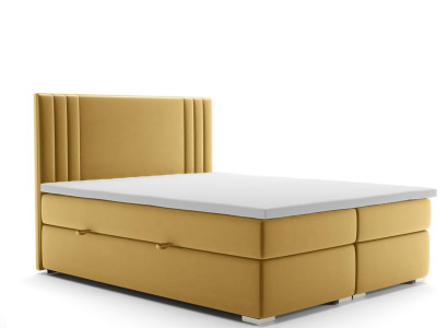 Boxspring Bed Double Complete Set Mattress Topper Beds Function Box Hotel