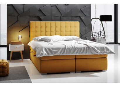 Boxspring Bed Hotel Double 160x200 cm Luxury Beds Upholstery bed base function