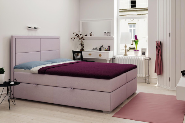 Boxspring Bed Hotel Double Complete Set Mattress Topper Beds Function Box