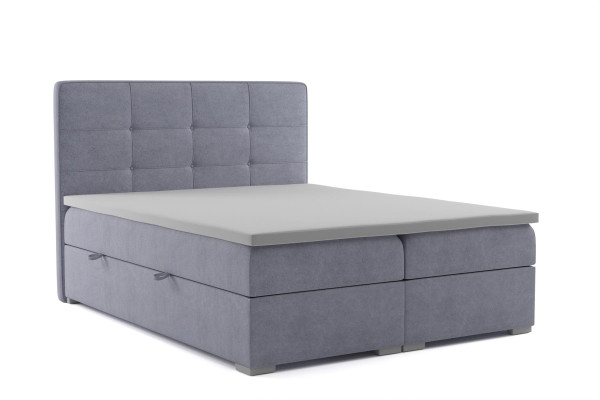 Boxspring Bed Hotel Double Textile Luxury Beds Upholstery bed base function new