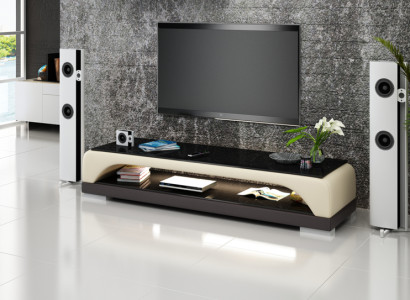TV-cabinet TV Sideboard Leather Glass Table Television Wardrobe Table Designer Decor