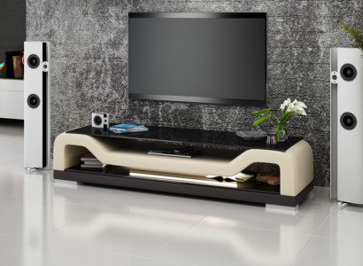 TV-cabinet TV Sideboard Leather Glass Table Television Decor Wardrobe Table Designer