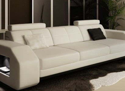 Leather sofa set 3+2+1 Leather Couch Upholstery Seat Designer Suite JarksonW