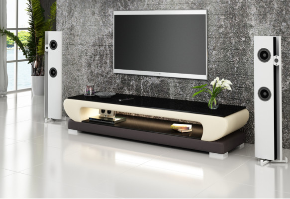 TV-cabinet TV Sideboard Leather Table Designer Glass Table Television Wardrobe new Modern