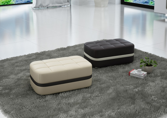 Design Upholstery Stool Footstool Ottoman Seat Padded Pufa