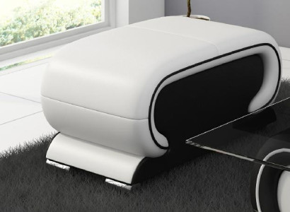 Designer leather stool lounge stool couch sofa side TV