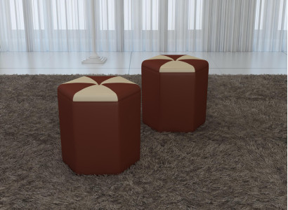 Design Upholstery Stool Footstool Ottoman Seat Padded Pufa FT007