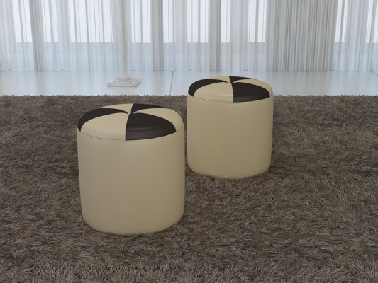 Design Upholstery Stool Footstool Ottoman Seat Chaise Upholstered Pufa FT009