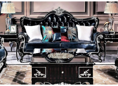 Leather Sofa Couch Classic r 2 Seater Couches Sofas Designer Upholstery Seat 2er