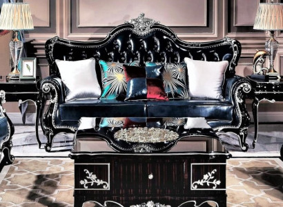 Leather Sofa Couch Classic r 2 Seater Couches Sofas Designer Upholstery Seat 2er