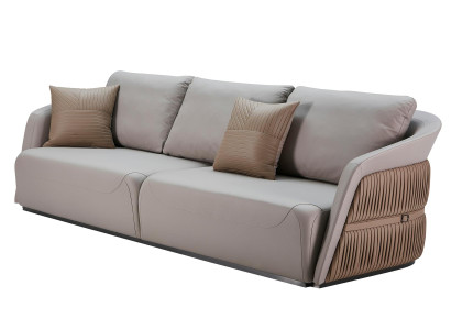 Sofa 3 Seater Mink Living room Modern Design Couches Creative Gray Furniture Luxury