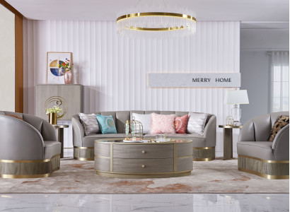 Sofa set 4+2+2 Seater Living room Upholstered furniture Modern sofa Leather sofa Sofas