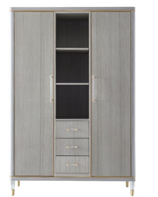 Bed Bedside table Chest of drawers 4 pcs. Bedroom decoration set design modern luxury