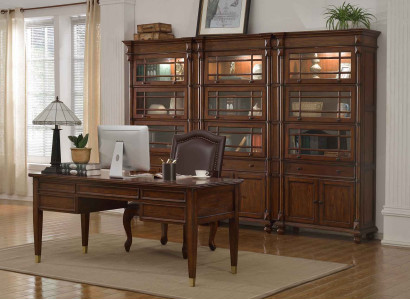 Desk Set Office Suite Table Chef Armchair Wardrobe Furnishings new 5pcs.