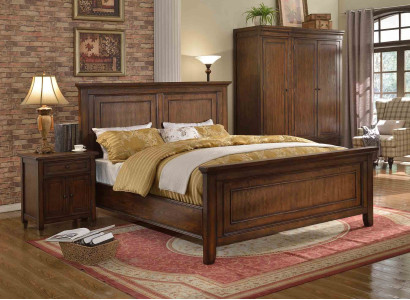 Designer Bedroom Furniture 5-piece Complete Set Bed Bedside table Wardrobe new