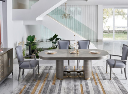 High Quality Dining room Furniture Hotel Style Furnishings Complete's Set Table