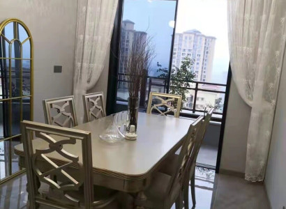 Dining room Set Ess Group Wood Table Tables 7pcs Complete Set 6 Chairs Dining table
