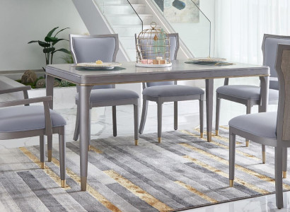 Complete Set Dining table + 6 Chairs Dining room Deco Suite Dining Group Table