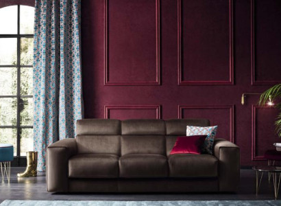 Luxury Furniture Living room Sofas Sofa 3 Seater modern Real wood Italian style