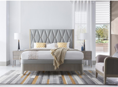 Bedroom Set Bed Bedside table Design Modern Luxury Beds Group