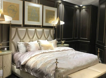 Classic s Bed Baroque Rococo Hotel Beds Upholstered bed Double bed Leather