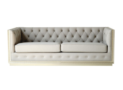 Chesterfield Living room Sofas Italian Sofa Couch 3 Seater 220 cm Upholstery