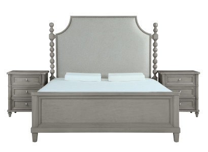Classic Landhfrom  Furniture Royal Bedroom Furniture 3pcs. Bed