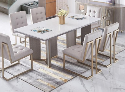 Complete e Suite Dining room Suite 6x Armchair Chairs Groups