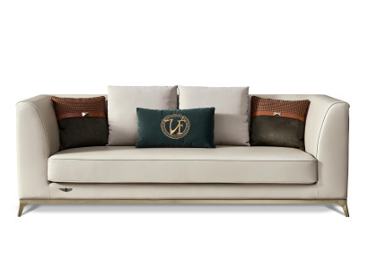 Sofa set 3+1 Seater Set Design Sofas Decorative Upholstery Couches Relax Leather