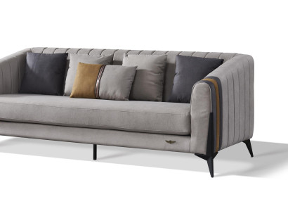 Sofa set Living landscape Sofas Couches Upholstery Fabric sofa 3+1 Seater