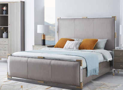 Design Upholstered bed Bed Beds Double Marriage Modern 180x200cm Luxury
