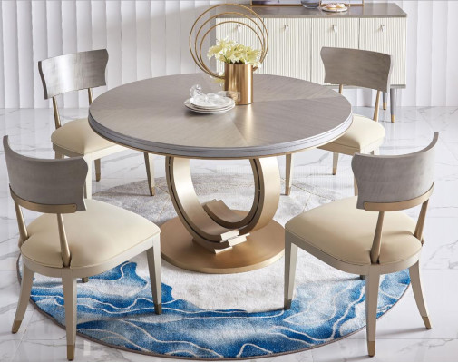 Dining Chair Room Set Seat Modern Suite 4x Chairs Upholstery Lehn Design