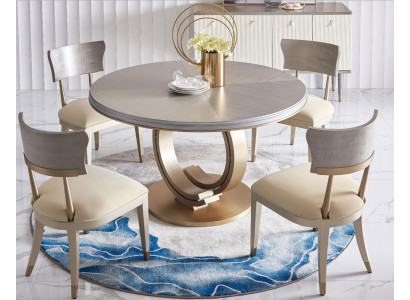 Dining Chair Room Set Seat Modern Suite 4x Chairs Upholstery Lehn Design