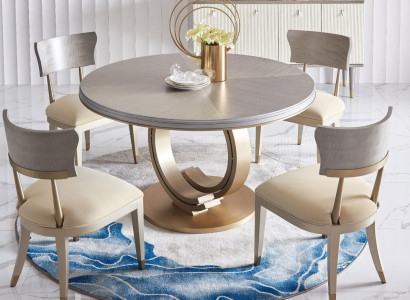 Dining Chair Room Set Seat Modern Suite 4x Chairs Upholstery Lehn Design