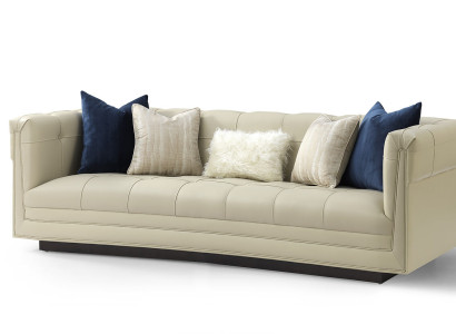 Three Seater Couches Furniture Sofa 3 Seater Real wood Classic US Furnishings Sofas