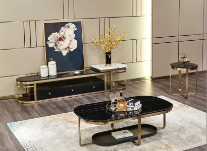 Living room Set Sidebaord Side table Coffee table Table 3 pieces. Complete