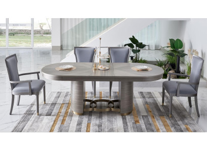 Designer 4x Chair Set Dining room Lehn Upholstery Seat Chairs Suite Complete