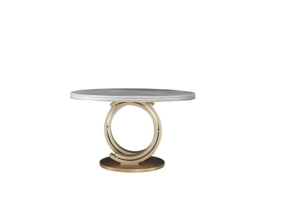 Round Table Dining room Dining table Italian style Furniture Dining table Round