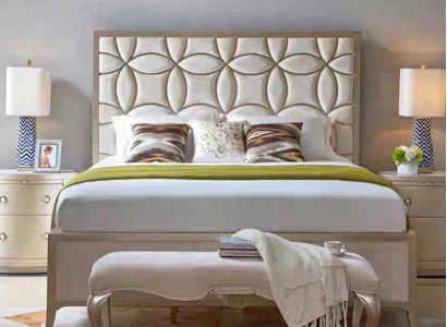 Designer Upholstery Double bed Beds Bed Bedroom Marriage bed Textile Leather