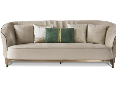 Three Seater 3 Seater Designer Sofa Upholstery Sofas Couches Fabric Textile Leather