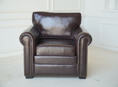 Design Armchair Leather Luxury TV Couch 1 Seater Sofa Relax Upholstery Lounge new