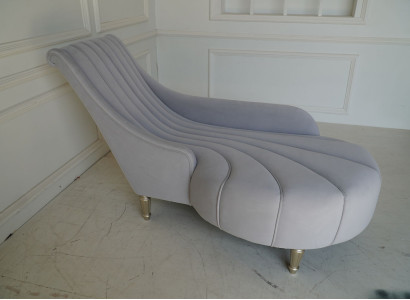 Chaise Lounge Antique Style Sofa Lounger Couch Chaise Textile Modern 2080 Furniture
