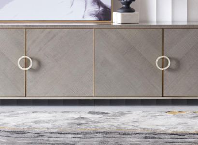 Chest of drawers Designer Sideboard Side Low Board Wardrobe Decoration Living Room Shelf