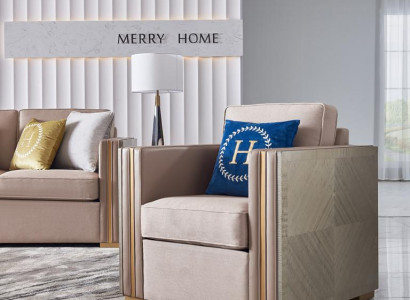 Luxury Armchair Furniture Living room Single Seater Sofa Couch Lounge Club Hotel
